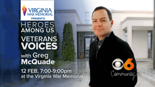Greg McQuade at Virginia War Memorial